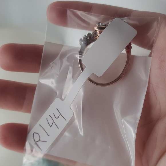 Mermaid 585 gold ring adjustable size band R144 - Picture 5 of 5